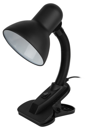 ERA N-102-E27-40W-BK table lamp on a clothespin, matt black