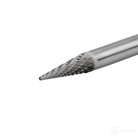 Борфреза твердосплавная NORGAU Industrial коническая 6 мм, 14°, форма M, DCM