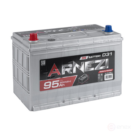 Аккумулятор ARNEZI JIS SMF 95 А/ч прямой L+ 306x176x225 N70 EN 800 А