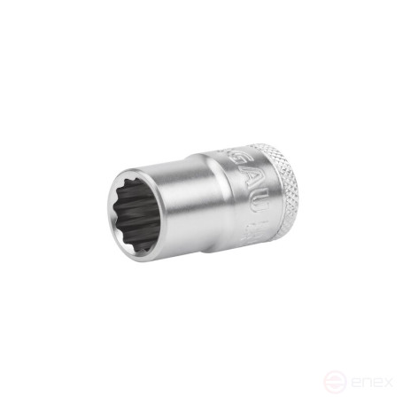 12-face end head NORGAU Industrial 1/2" 14 mm, ND19-14