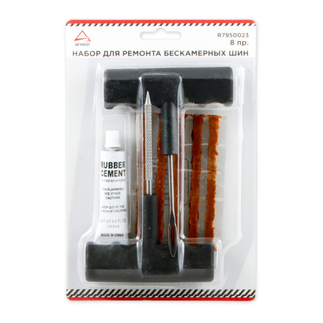 Tubeless tire repair kit professional 8 ave. ARNEZI R7950023