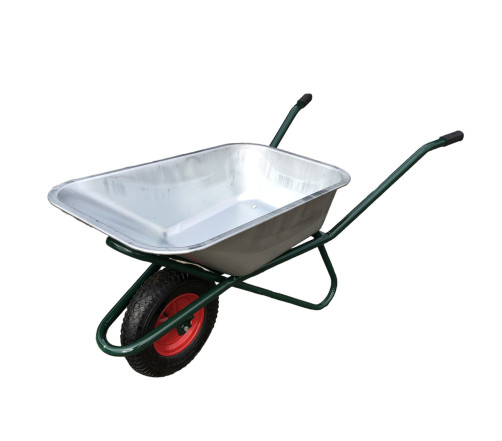 One-wheeled construction wheelbarrow Without Wheels