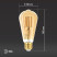 LED lamp ERA F-LED ST64-7W-824-E27 gold 7W filament golden warm white light E27
