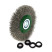 Ear brush disc D125*20*20+ adapters, pile corrugation stainless steel 0.30 (13-062)
