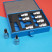 Set of end heads with inserts NORGAU Industrial TORX 1/2”, 9 pieces, NI199-T2060 in a metal box