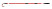 Auxiliary hook D120 copper-plated intrinsically safe SGU 2320 mm