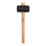 Rubber mallet NORGAU Industrial with wooden handle 340 g, 59 mm, N226-59
