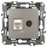 Розетка ЭРА Серия 12 12-3110-16 комбинированная RJ45+TV, титан