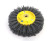 Disc brush D150*40*M14, pile polymer abrasive P60 on wood for UPM USM (Bulgarian) (6-011)