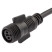 ERA ERAPS-K800 Power Cord for Garlands IP65 800W 6A Rubber Black