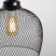 ERA PL7 BK pendant lamp for E27 lampshade height 280mm suspension 720mm black