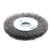 Ear brush disc D125*12*22.2, pile corrugation steel 0.30 (13-105)