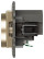 Розетка ЭРА Elegance 14-4108-04 2P+E 16A-250В со шторками с USB type-A+C 5В-3А шампань