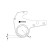 Replacement cassette NORGAU Industrial for hydraulic wrench 19 mm, NHT11-030LP