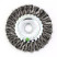 Brush for ear disc harness D125*13*22.2, pile stainless steel 0.50 (13-028)