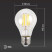 LED Lamp ERA F-LED A60-15W-827-E27 15W Filament Pear Warm White Light E27
