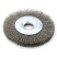 Brush for ear disc D150*20*22.2, pile corrugation stainless steel 0.30 (13-096)