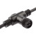 ERA ERAPS-C Garland Connector T-shaped IP65 Rubber Black