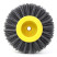 Щетка дисковая Д150*40*M14, ворс полимер абразив P80 по дереву для УПМ УШМ (болгарка) (6-012)