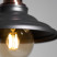 ERA PL4 BK/RC Pendant Lamp for E27 lampshade height 80mm Suspension 800mm Black/copper