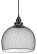 ERA PL7 BK pendant lamp for E27 lampshade height 280mm suspension 720mm black