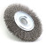 Brush for ear disc D150*20*22.2, pile corrugation stainless steel 0.30 (13-096)