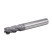 Фреза концевая радиусная NORGAU Industrial по металлу 10 мм, R1, Z4, VHM/AlCrSin