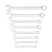 Set of combination wrenches NORGAU Industrial NBS7-080, 8 pieces