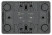 Розетка ЭРА Эксперт 11-2205-03 двойная с заземлением 2х2P+E Schuko IP20 16A-250В ОУ алюминий