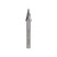 Carbide borehole NORGAU Industrial conical 10 mm, 24.5°, shape M, ALU
