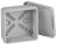 Soldering box ERA KOR-80-80-40- 9g-2MP Two-component HF UV resistant 80x80x40mm grey Direct mounting IP67