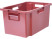 Box p/e 600x400x300 solid color. red