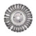 Щетка для УШМ дисковая жгутовая Д175*13*22,2, ворс сталь 0,50 по металлу (13-142)