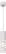 Pendant lamp (suspension) ERA PL22 WH MR16 GU10 ceiling cylinder white
