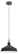 ERA PL2 BK/RC Pendant lamp for E27 lampshade height 200mm Suspension 780mm Black/copper