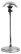 ERA NE-301-E27-15W-S Silver Table Lamp