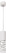 Pendant lamp (suspension) ERA PL22 WH MR16 GU10 ceiling cylinder white