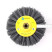 Щетка дисковая Д150*40*M14, ворс полимер абразив P80 по дереву для УПМ УШМ (болгарка) (6-012)
