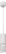 Pendant lamp (suspension) ERA PL22 WH MR16 GU10 ceiling cylinder white