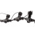 ERA ERAPS-R Splitter for IP65 Garlands 20 Sockets 2 meters Rubber Black