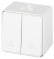 ERA Expert 11-1508-01 Switch for Blinds Push-button IP55 10AH-250V OH White