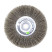 Disc ear brush D175*12*22.2, pile corrugation stainless steel 0.30 (13-097)