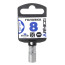 Головка 1/4" Super Lock 8 мм L=25 мм, на холдере Arnezi R0020008