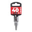 Головка 1/2" со вставкой TORX Security T40 L=60, на холдере Arnezi R0345240