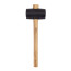 Rubber mallet NORGAU Industrial with wooden handle 340 g, 59 mm, N226-59