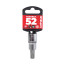 Головка 1/2" со вставкой TORX Security T52 L=60, на холдере Arnezi R0345252