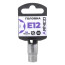 Головка 3/8" внешний TORX Е12, L=28 мм на холдере ARNEZI R0202012