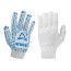 COTTON 7.5 grade work gloves with PVC dot coating ARNEZI R8000174
