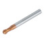 Spherical end mill NORGAU Industrial for metal 3x3 mm, Z2, VHM/TiAlCrSiN