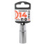 Головка 1/4" 12-и гр. 14 мм L=48 мм удлиненная, на холдере Arnezi R0010114